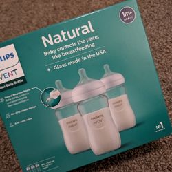 Avent Glass Baby Bottles New