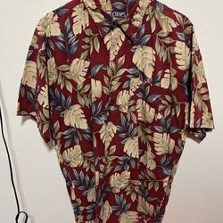 Chap Ralph Lauren Hawaiian Style Floral Print Shirt