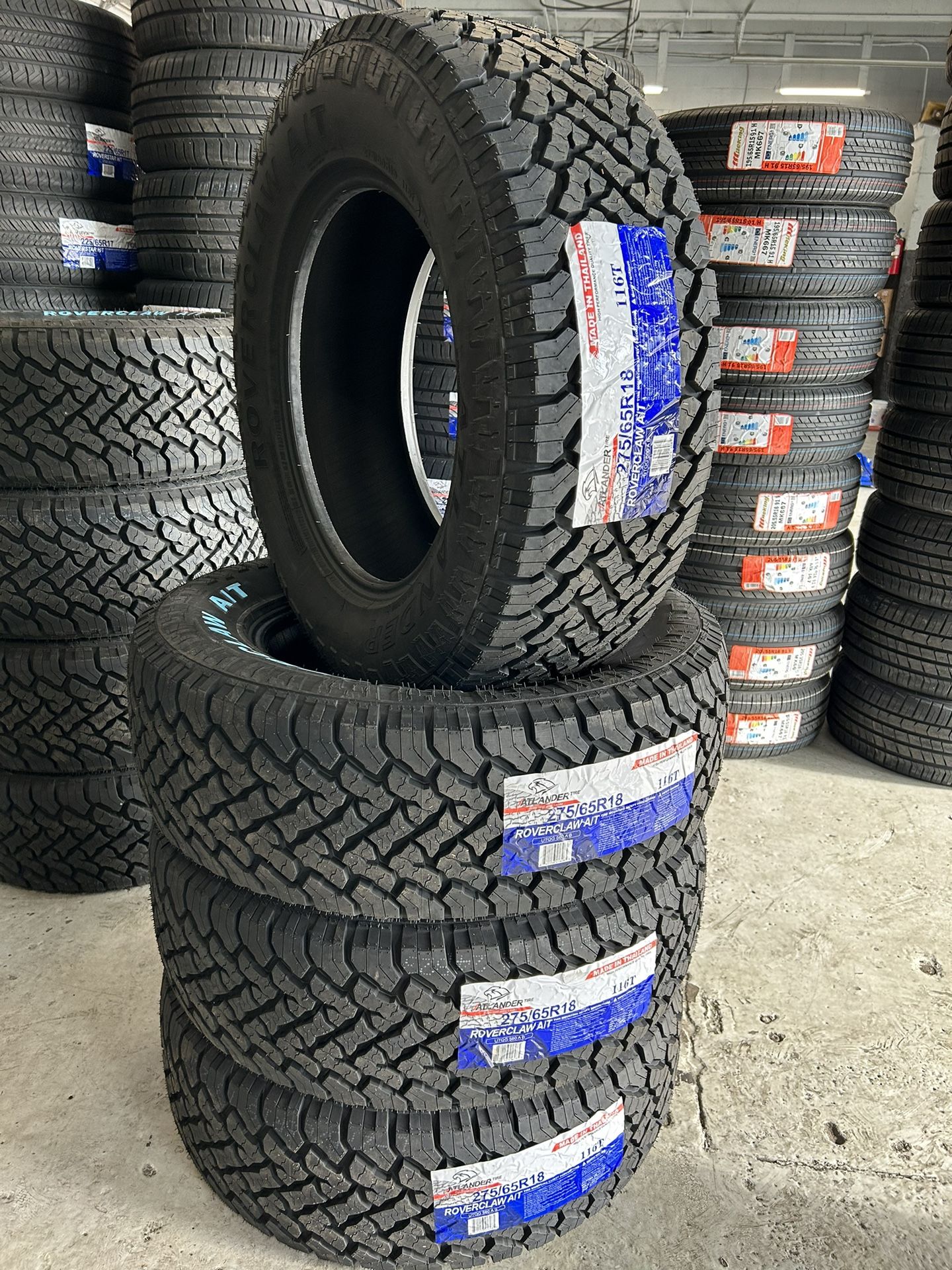 BRAND NEW SET OF ALL TERRAIN TIRES 275/65r18 275/65/18