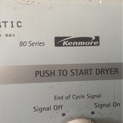 Kenmore Dryer