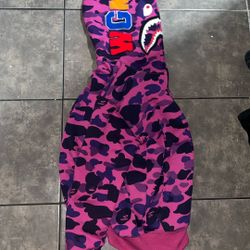 Bape Hoodie Purple