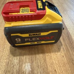 Dewalt Flexvolt 20/60v 9amp Battery 