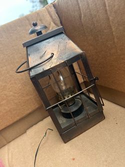 Vintage Style Metal Oil Lantern