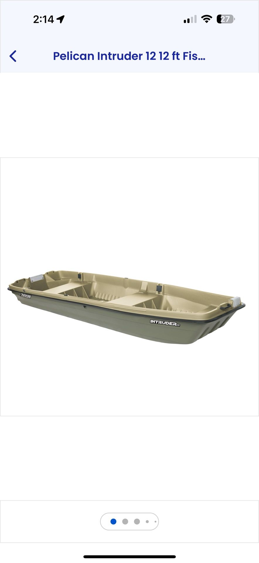 2025 Pelican Intruder 12 ft