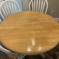 Round Kitchen table & 4 Chairs SET