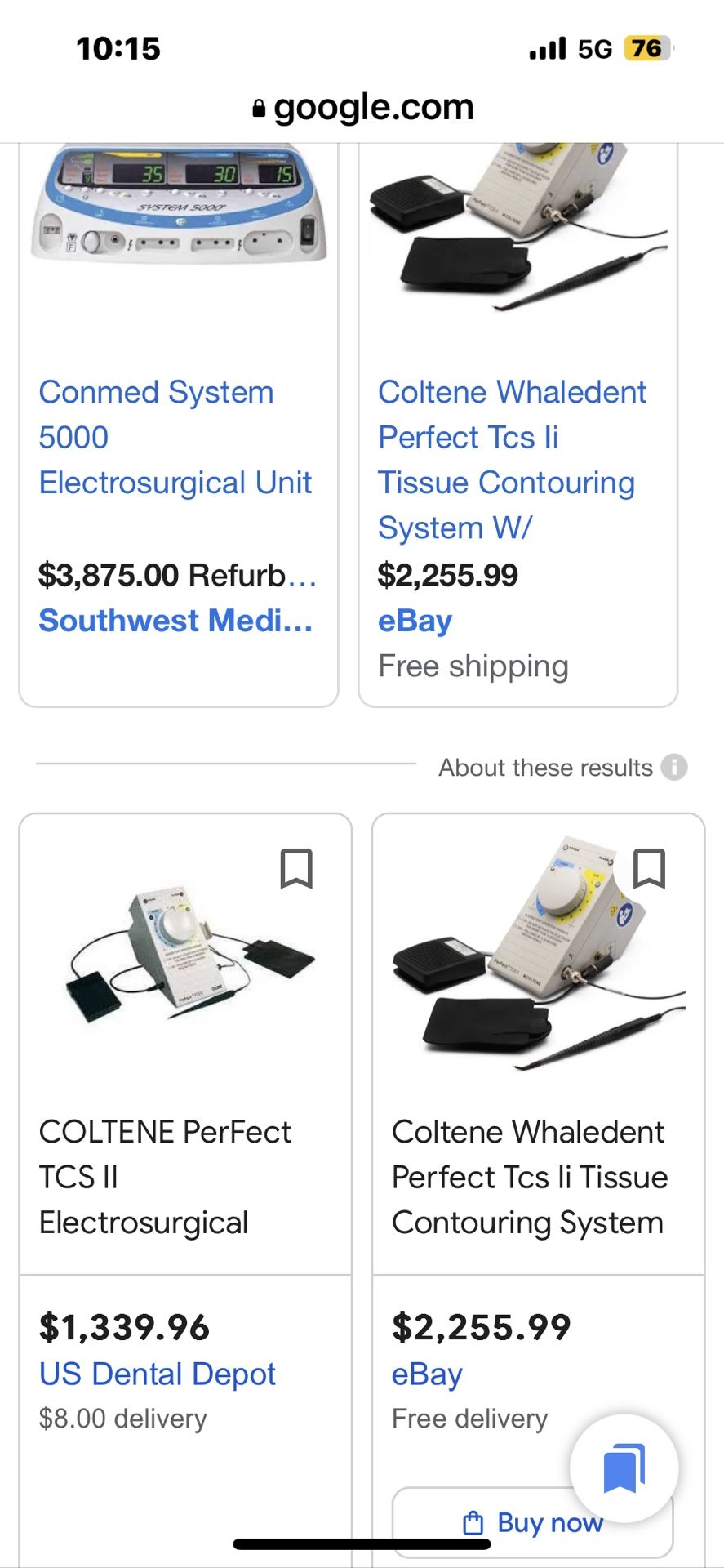 Electrosurge Tissue Cutter