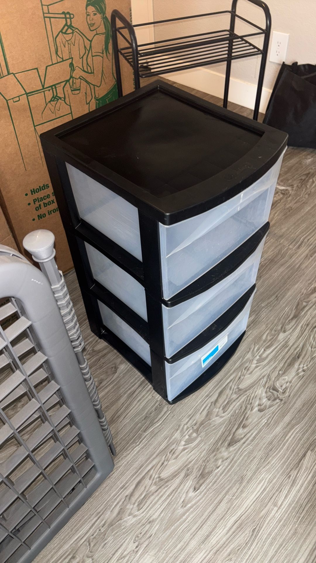 Plastic Three Tiered Drawers