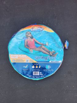 Swinways Spring Pool Float With Recliner