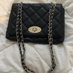 Banana Republic Quilted Double Chain Cross body