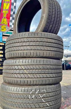 255 45 19 Continental Tires Con 80% de Vida Las 4