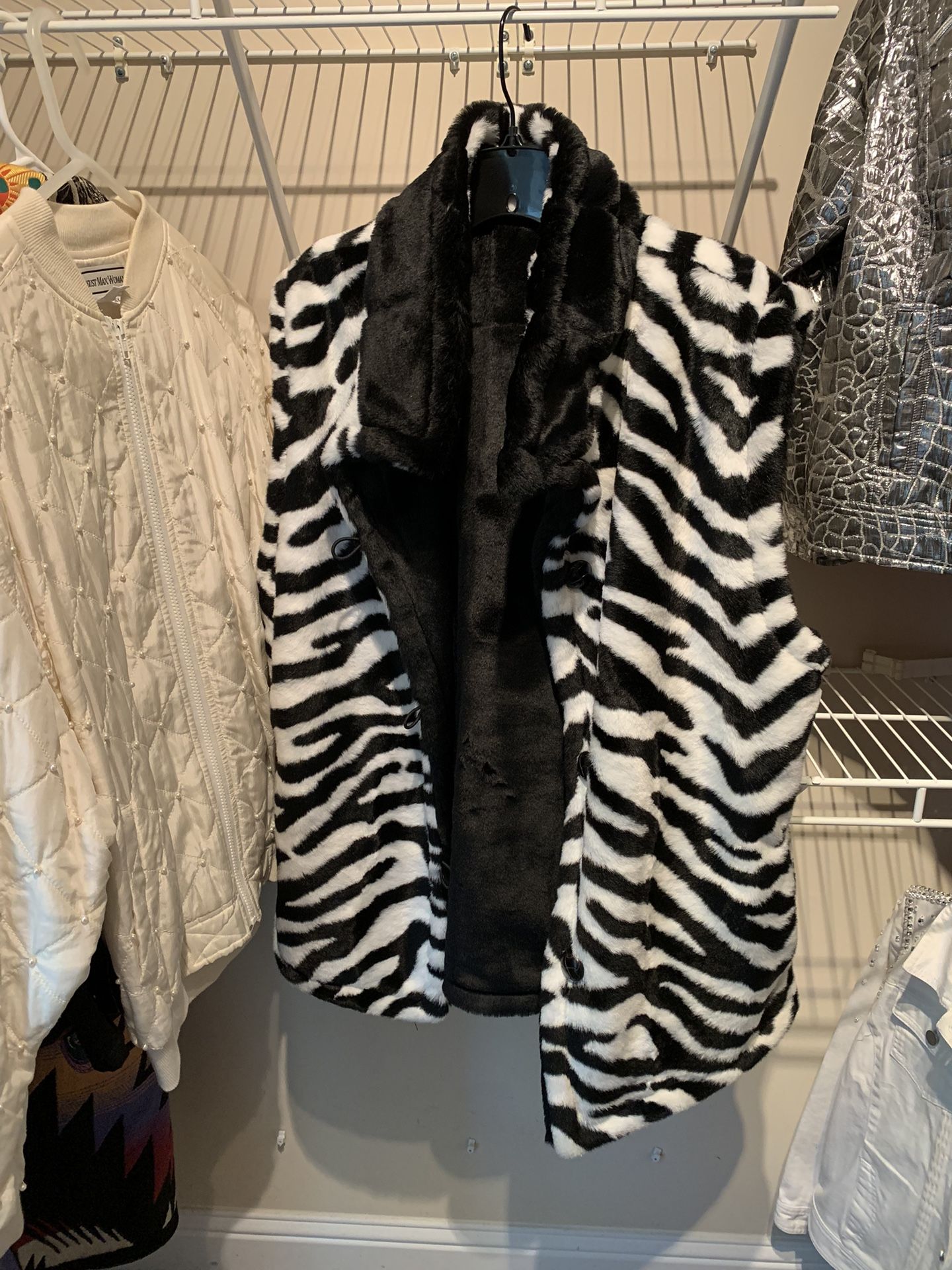 Zebra Pattern Vest