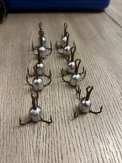 4/0 Salmon snagging Treble Hooks – Lot of 10