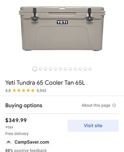 Yeti 65 cooler