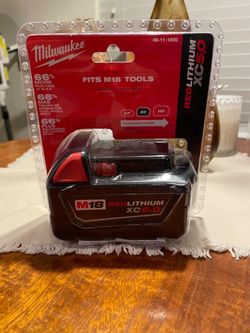 New Milwaukee Battery M18 XC 5.0