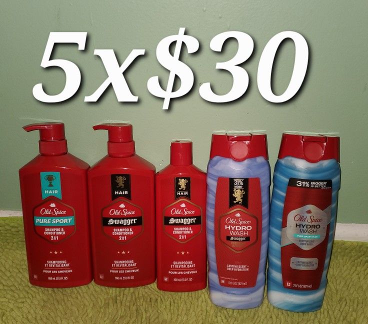 Old Spice Shampoos & Bodywash