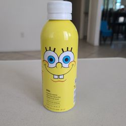 Used SpongeBob SquarePants Path Water Aluminum Water Bottle 16.9 FL Oz