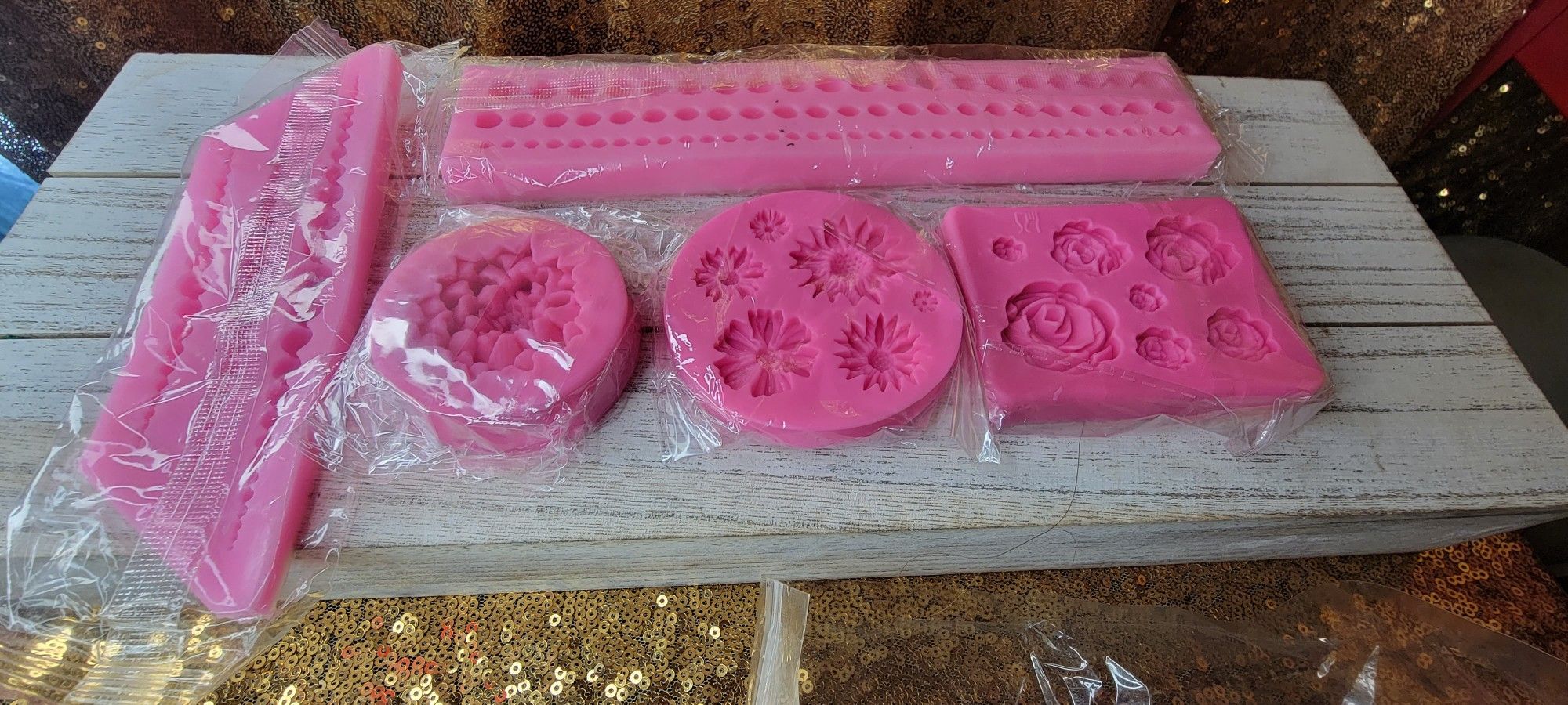 Silicone Molds For Fondant /clay/chocolate Set