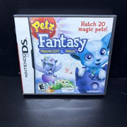Petz Fantasy: Moonlight Magic - Nintendo DS Video Game - CIB - Complete - Tested
