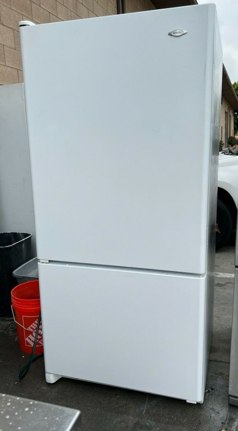 Maytag Bottom Freezer White Refrigerator