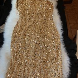 Vestido Largo Size 6 Muy Bonito Y Elegante 