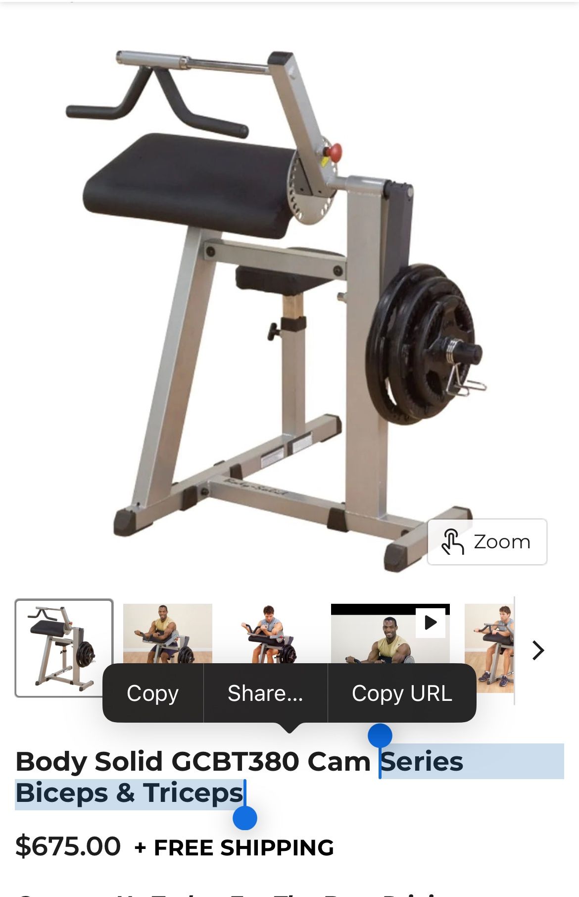 Body Solid Biceps & Triceps|