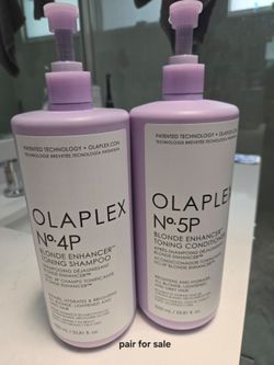 Olaplex 4P Blonde Enhancer Toning Shampoo 33.8 oz & 5P Blonde Enhancer Toning Conditioner 33.8 oz
