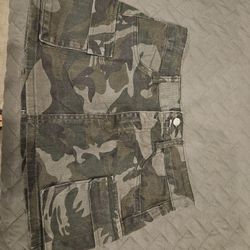 Tween Camo Denim Skirt Size M