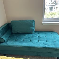 Velvet Chaise Lounge 