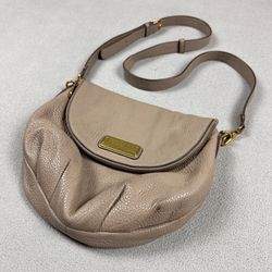 Marc By Marc Jacobs Womens Bag Grey Leather Crossbody Shoulder Natasha Medium