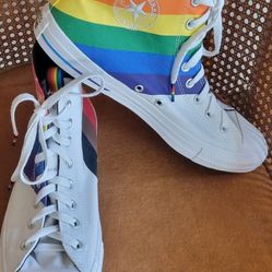 Converse Diversity-Equality-Love Hightops