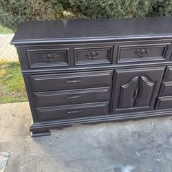 Antique Dark Brown Dresser