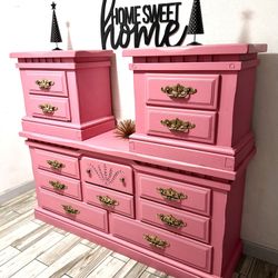 Dresser 2 Nightstands And Headboard 