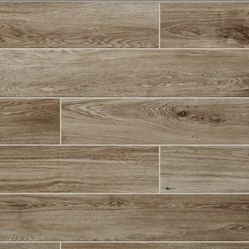Daltile Trace Meadow 6 in. x 36 in. Golden Brown Glazed Porcelain Floor/Wall Tile  14.5 sq. ft. Case