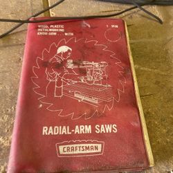 Vintage Radial Arm Saw 