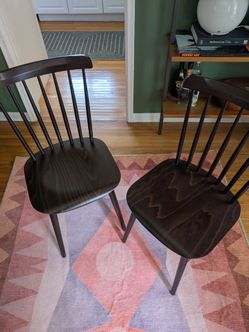 Ton Ironica Dining Side Chair x2