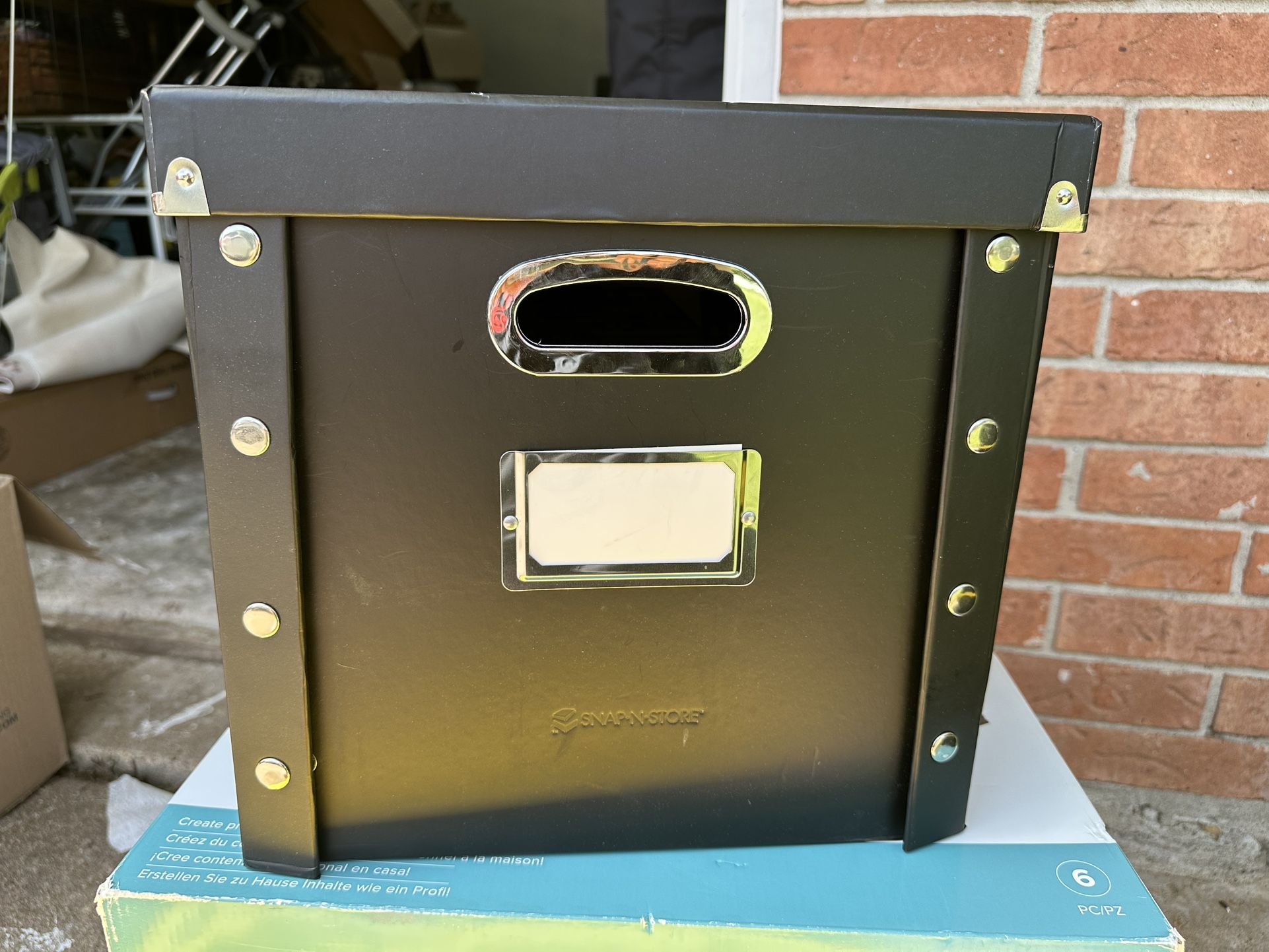 Record Player Box With Dividers