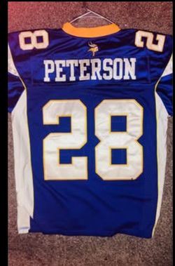 Reebok Minnesota Vikings Adrian Peterson Jersey Size L-XL