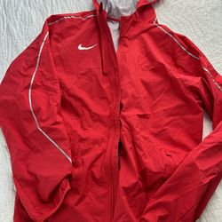 Red Nike Wind Breaker