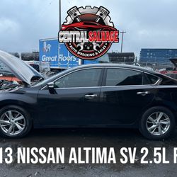 2013 Nissan Altima SV 2.5L FWD Partout Parts Only