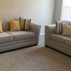 Sofa and Loveseat Set