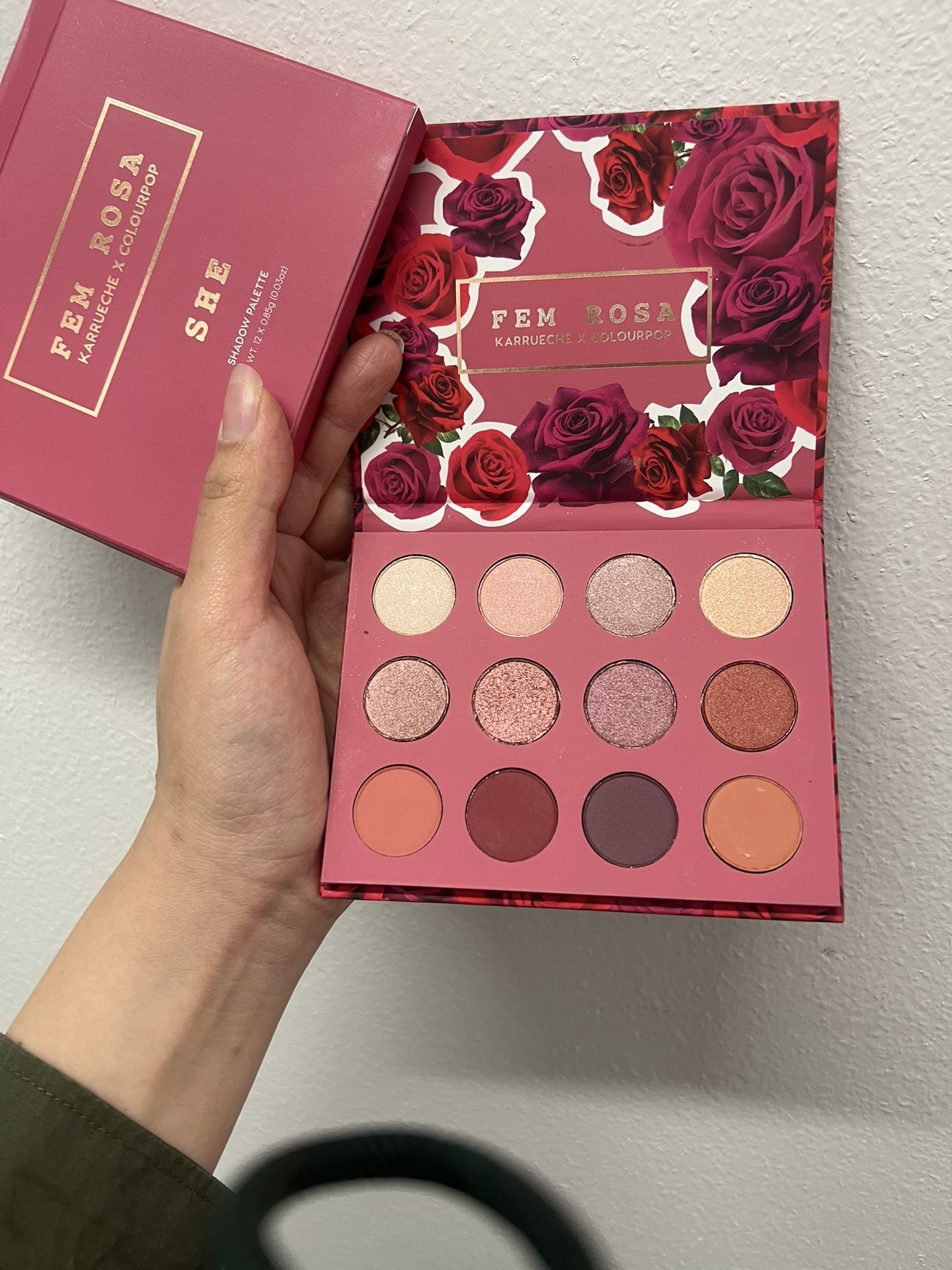 ColourPop Shadow Palette SHE New In Box 100% Auth 12 Color Platte