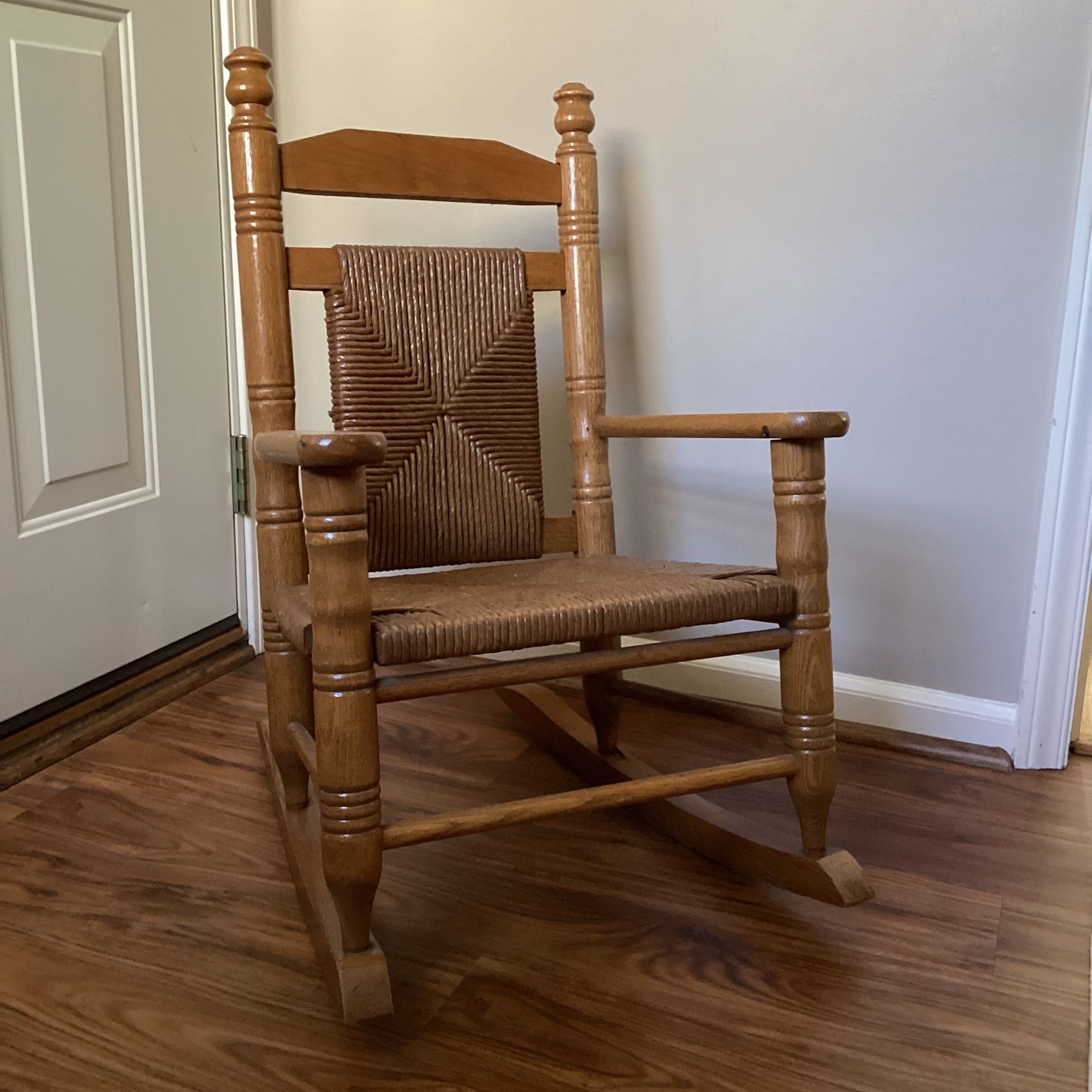Children”s Oak Rocking Chair