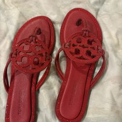 TORY BURCH SANDALS RED