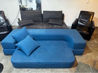 Blue Sofa Bed