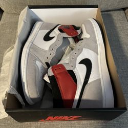 Jordan 1 High Smoke Grey/Red