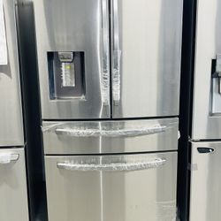 Samsung Samsung RF28R7201SR 28 Cu. Ft. Stainless 4-Door French Door Refrigerator