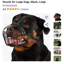 Large Breed Dog Muzzle