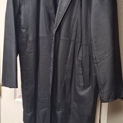Leather Trenchcoat - Large