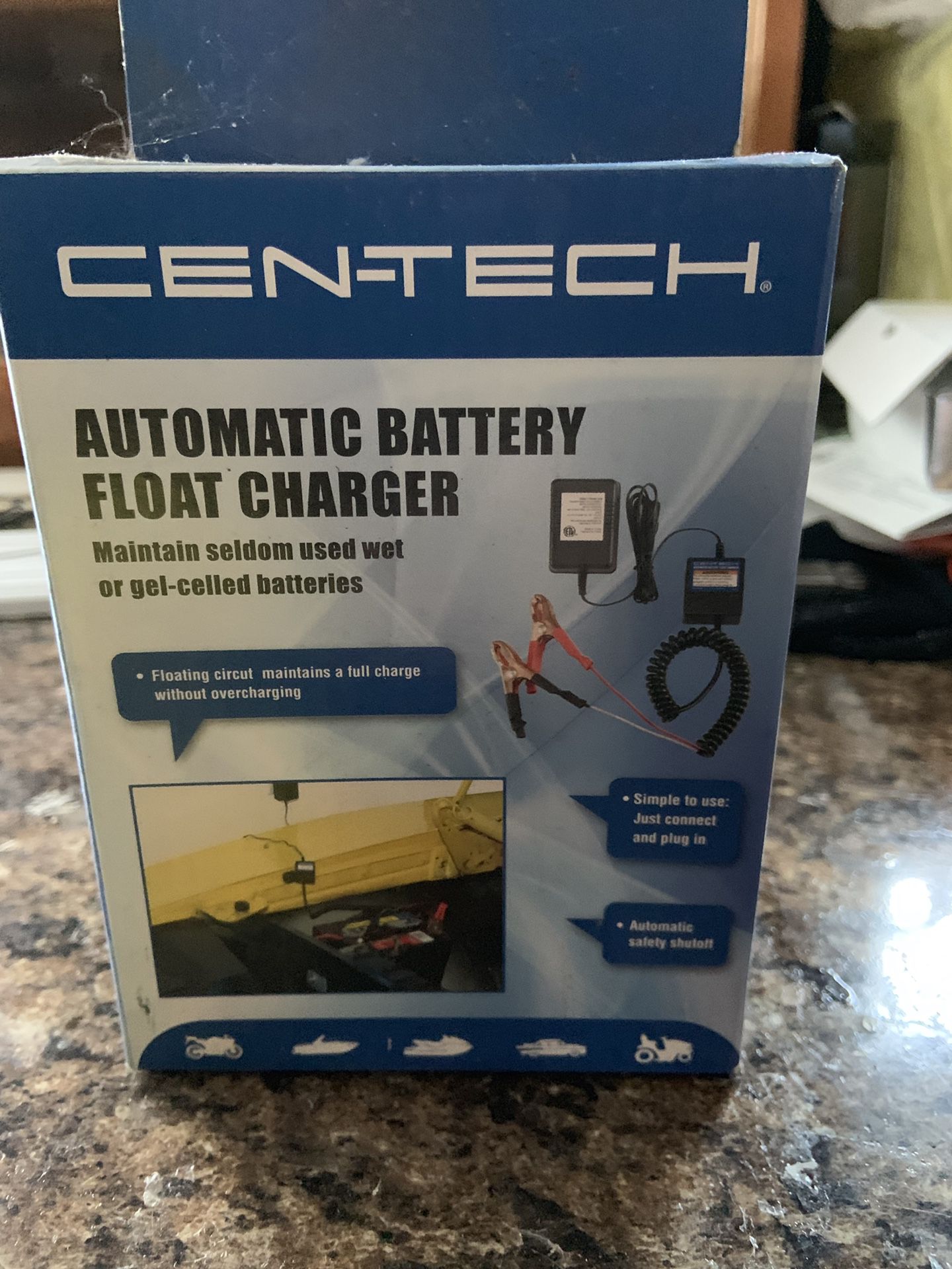 New in box Centech automatic battery float charger