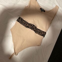 Beige Bodysuit Small Size